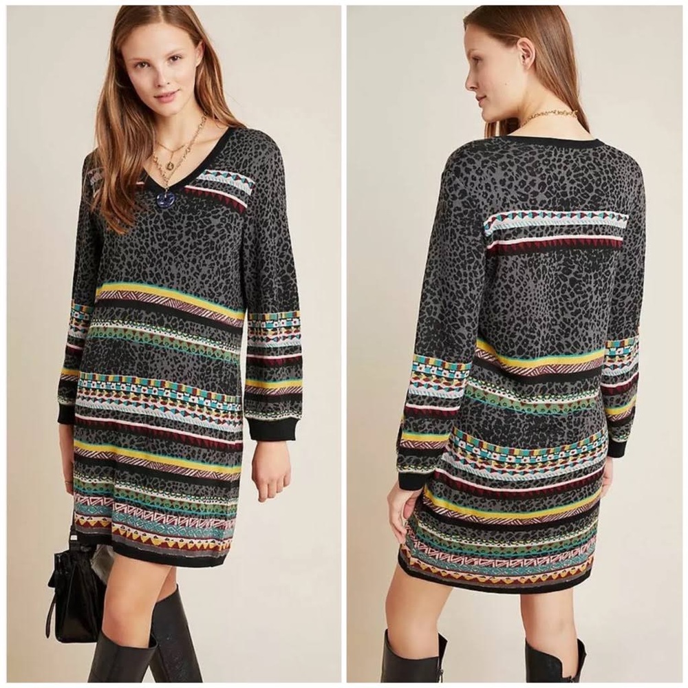 Anthropologie NWT Aldomartins Viviana Sweater Dress